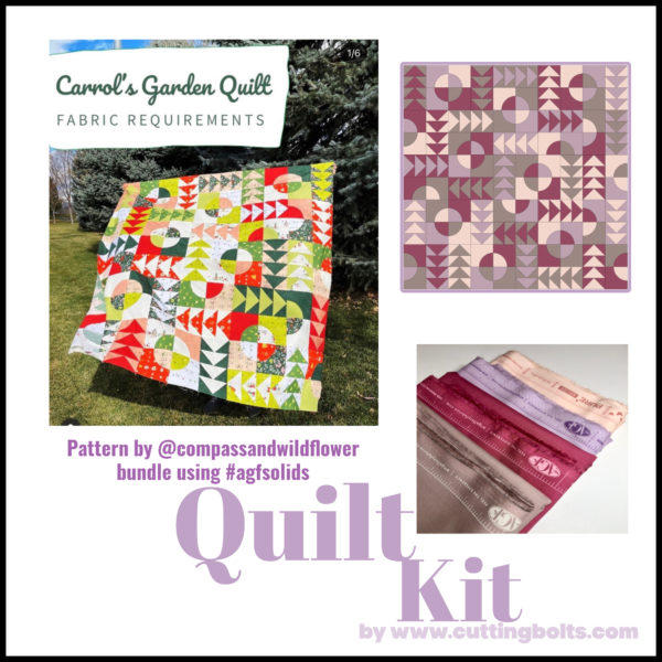 Carrols Garden Quilt Kit 4-color version - Image 2