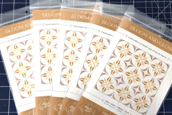 Bloom and Glow pattern by Heck Yes Sew - Image 2