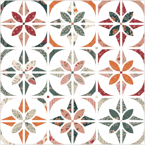 Bloom and Glow quilt kit