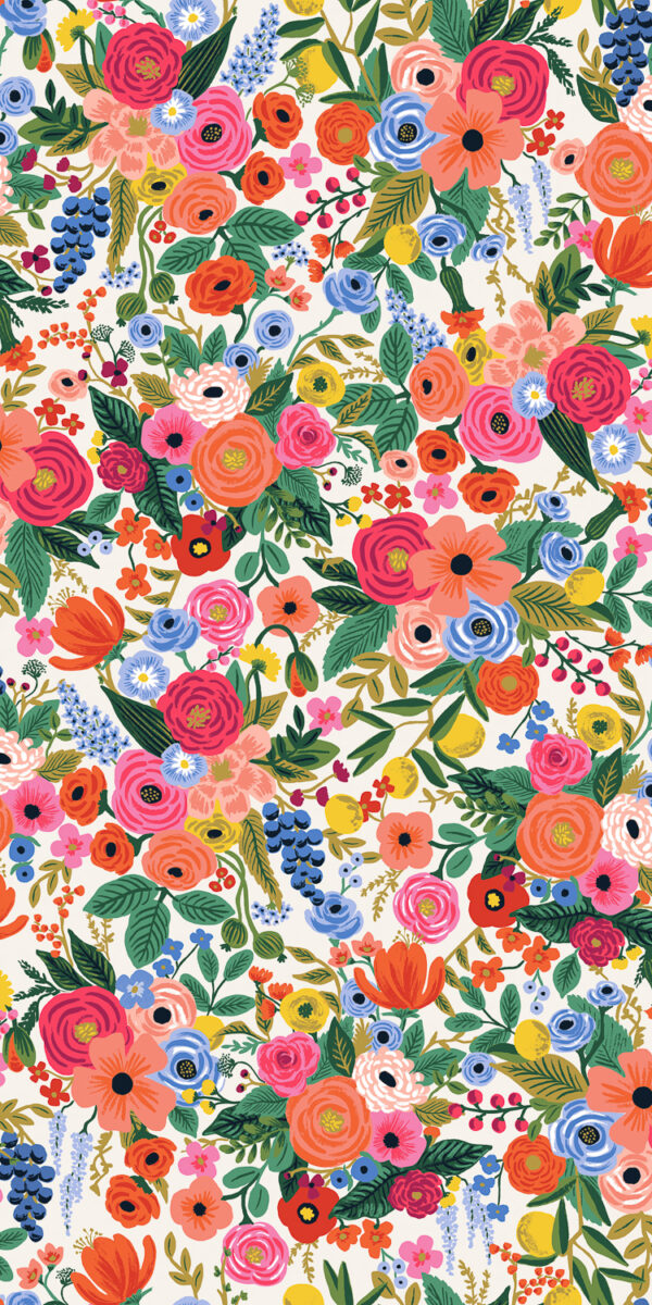 C&S Wildwood - Garden Party - Cream Fabric