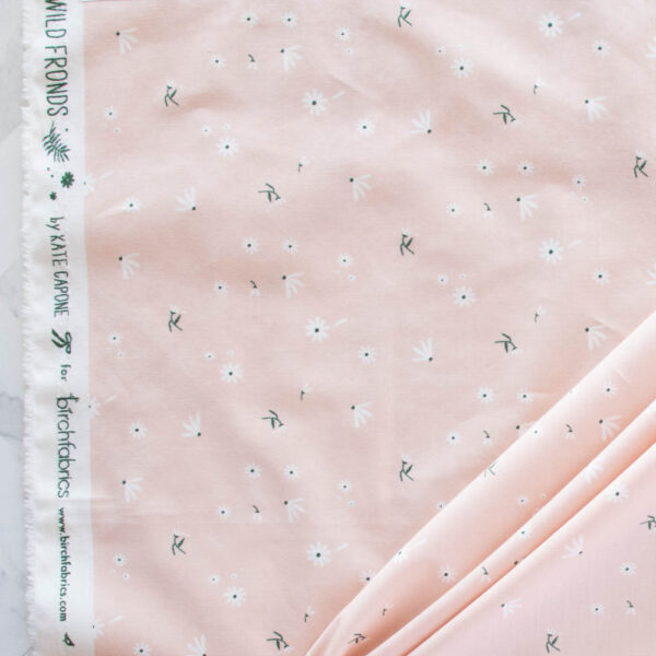 Tossed Daisies Meadow Poplin by Birch fabrics