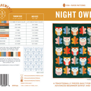 Night Owl pattern by Pen&Paper